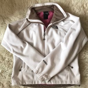 White North Face Fleece Jacket XS